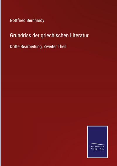 Grundriss der griechischen Literatur