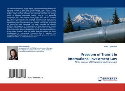 Freedom of Transit in International Investment Law