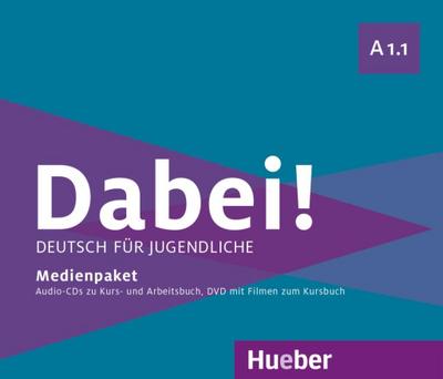 Dabei! A1.1, m. 1 Audio-CD, m. 1 DVD, m. 1 Audio-CD, 2 Audio-CDs zum Kursbuch und eine Audio-CD zum Arbeitsbuch sowie eine DVD mit Filmen zum Kursbuch