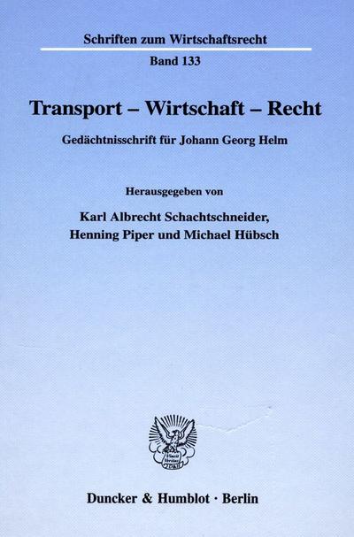 Transport - Wirtschaft - Recht.