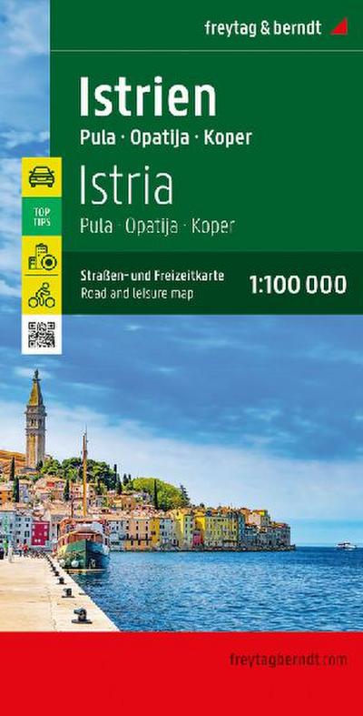 freytag & berndt Straßenkarte Istrien 1:100.000