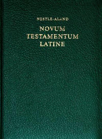 Novum Testamentum Latine (Nova Vulgata), with Critical Apparatus (Hardcover)