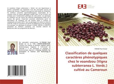 Classification de quelques caractères phénotypiques chez le voandzou (Vigna subterranea L. Verdc.) cultivé au Cameroun