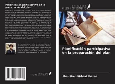 Planificación participativa en la preparación del plan