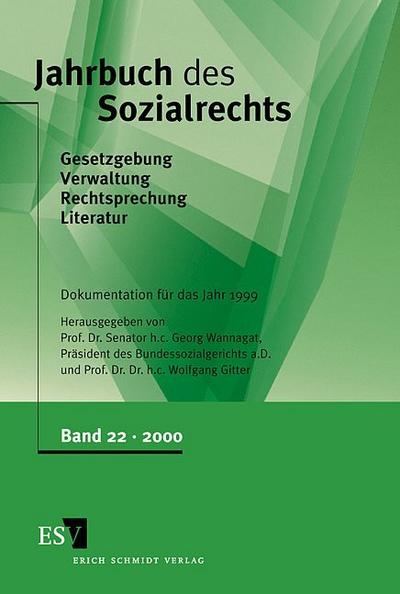 Jahrbuch des Sozialrechts, Band 22