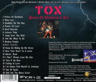 Prince Of Darkness (1985) & Tox (1986)