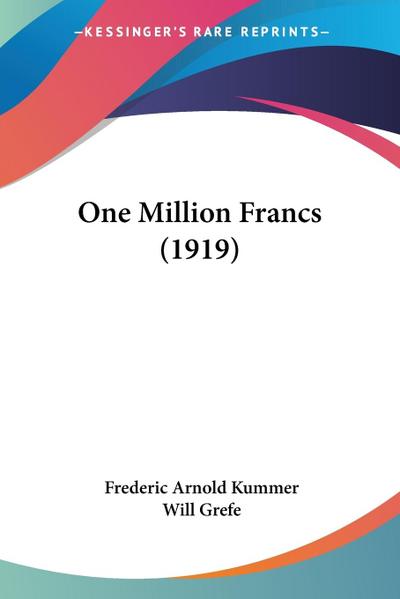 One Million Francs (1919)