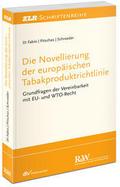 Die Novellierung der europäischen Tabakproduktrichtlinie