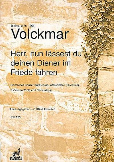 Herr nun lässest du deinen Diener im Friede fahrenfür Sopran, Altblockflöte, 2 Violinen, Viola und Bc