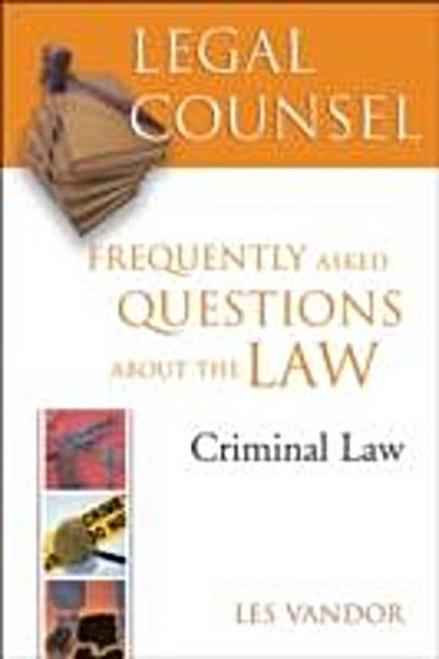 Legal Counsel, Book Four: Criminal Law