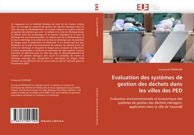 Evaluation des systèmes de gestion des déchets dans les villes des PED - Emmanuel NGNIKAM