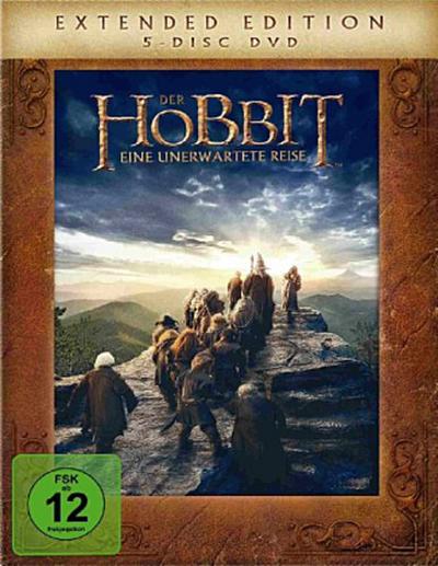 Der Hobbit: Eine unerwartete Reise, 5 DVDs (Extended Edition)