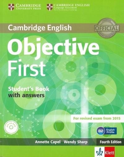 Objective First, Fourth edition Student’s Book with answers and CD-ROM