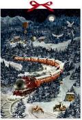 Weihnachtsexpress in Winterlandschaft