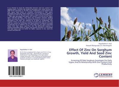 Effect Of Zinc On Sorghum Growth, Yield And Seed Zinc Content