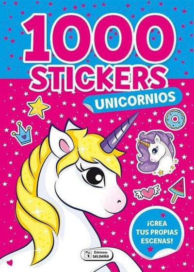 1000 stickers unicornios