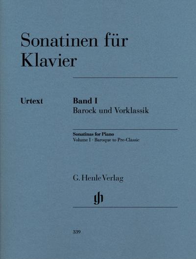 Sonatinen für Klavier - Band I, Barock und Vorklassik