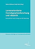 Lernerorientierte Fremdsprachenforschung und -didaktik