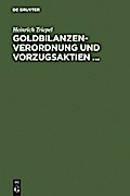 Goldbilanzen-Verordnung und Vorzugsaktien ...