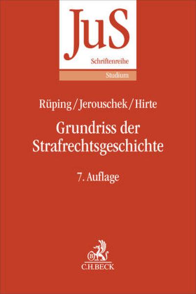 Grundriss der Strafrechtsgeschichte