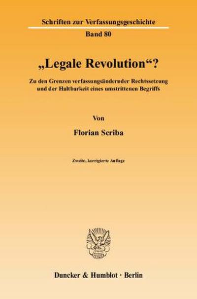 »Legale Revolution«?