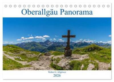 Oberallgäu Panorama (Tischkalender 2026 DIN A5 quer), CALVENDO Monatskalender