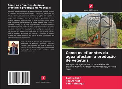 Como os efluentes da água afectam a produção de vegetais