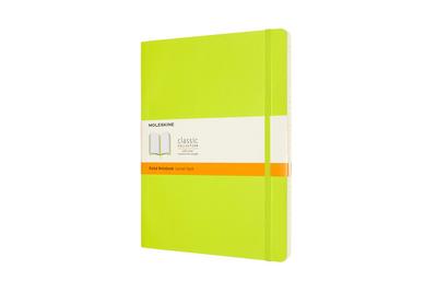 Moleskine Notizbuch XL, Liniert, Weicher Einband, Limetten Grün