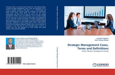 Strategic Management Cases, Terms and Definitiions