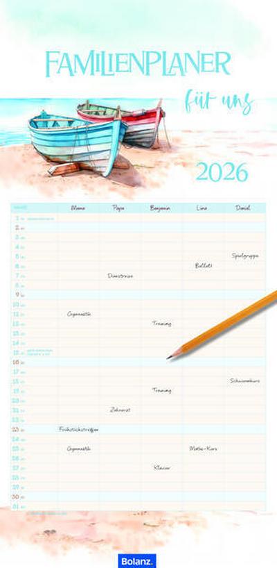 Familienplaner für uns 2026