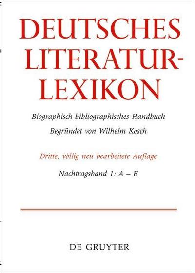 Deutsches Literatur-Lexikon A - E