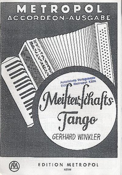 Meisterschafts-Tangofür Akkordeon