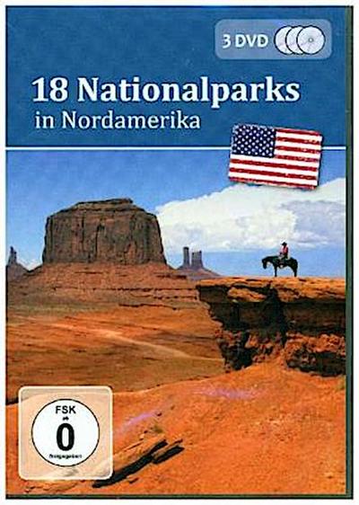 Der Reiseführer: 18 Nationalparks In Nordamerika, 3 DVDs