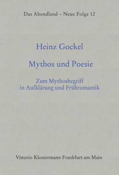 Mythos und Poesie