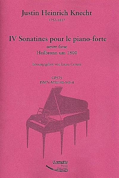 4 Sonatinen op.6für Klavier