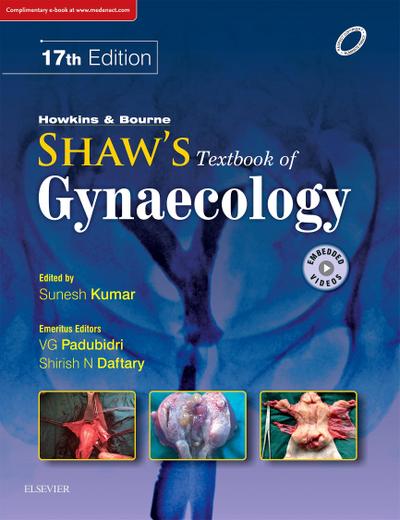 Howkins & Bourne, Shaw’s Textbook of Gynecology, 17edition-EBOOK