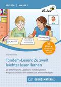 Tandem-Lesen: Zu zweit leichter lesen lernen