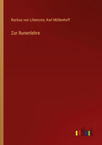 Zur Runenlehre