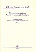 Wilhelm Friedemann Bach: Thematisch-systematisches Verzeichnis der musikalischen Werke