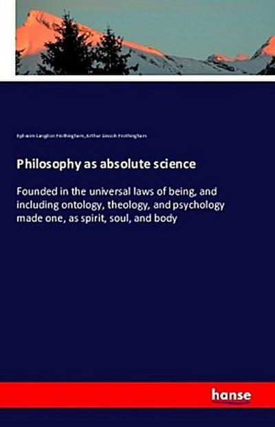 Philosophy as absolute science