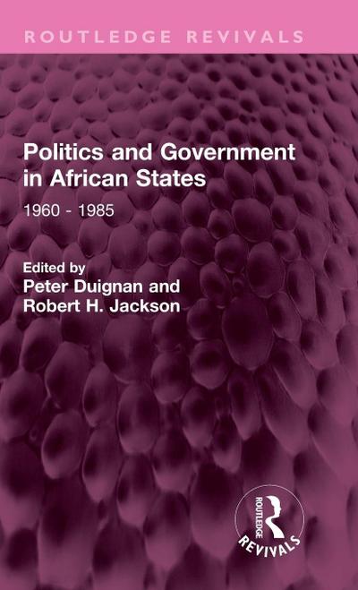 Politics and Government in African States