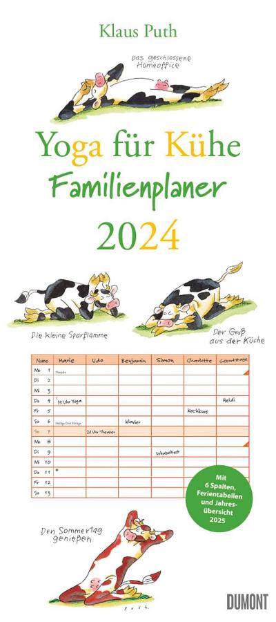Familienkal. 2024 Yoga für Kühe