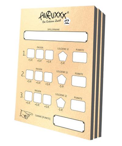 Wertungsblock 3er Set (Spiel-Zubehör)