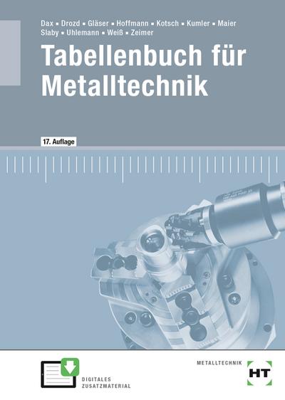 eBook inside: Buch und eBook Tabellenbuch für Metalltechnik