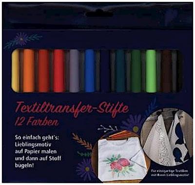 Textiltransfer-Stifte 12-teilig