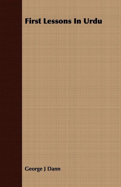 First Lessons In Urdu