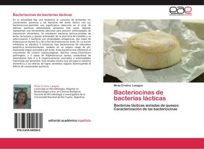 Bacteriocinas de bacterias lácticas - Mirta Cristina Lasagno