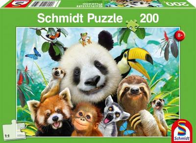Schmidt Spiele 56359 Einfach tierisch, Kinderpuzzle, 200 Teile, bunt