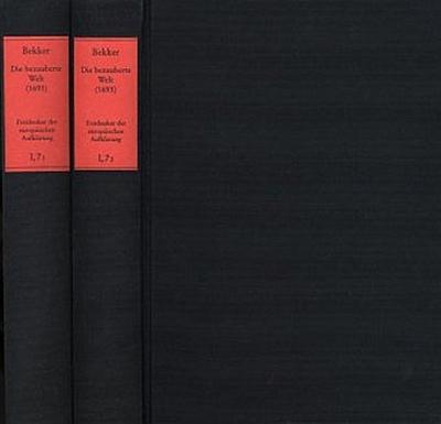 Die bezauberte Welt (1693), 2 Teile