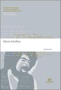 Kleine Schriften